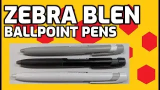 Zebra Blen Ballpoint Pen Unboxing and Review (0.5mm)