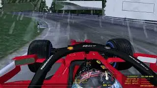rFactor F1 2021 Mod - Lienz GP in Monsoon Rain - Ferrari SF21