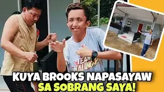KUYA BROOKS NAPASAYAW SA BAGO NYANG BAHAY | GRABE! ANG GANDA NG BAHAY