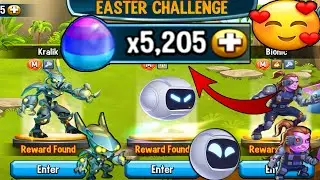Monster Legends - EASTER challenge get all Bionic Kralik Beambot free easter eggs | Magmor Murk