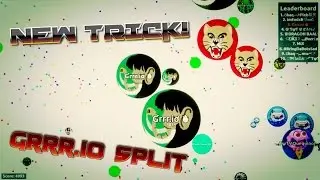 Agar.io - New Trick 900 SUBSCRIBER SPECIAL!!! - NirVeAgar - Grrr.io Split