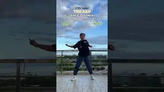 ADHIKA TOO BAD DANCE TUTORIAL SLOWED MIRRORED #short