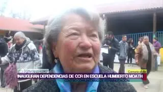 31tv Inauguran Centro Comunitario de Rehabilitaci&oacute;n en Casablanca Escuela Humberto Moath