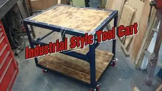 Industrial style tool cart