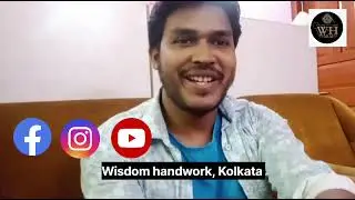 wisdom handwork, Kolkata new production vlog
