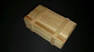 Handmade Wooden Secret Box Puzzle