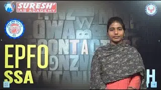 EPFO SSA - ENGLISH | SURESH IAS ACADEMY