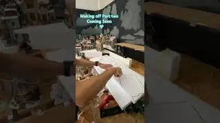 #christmasvillage 2023 The Making Off Part two coming soon!! 🎄#lemax @Lemaxcollection