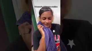Women skin care routine VS men!🤣😱#couple#shorts#comedy