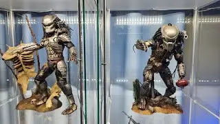 Hot Toys Jungle Predator and Classic Predator Side By Side - 1/6 Scale