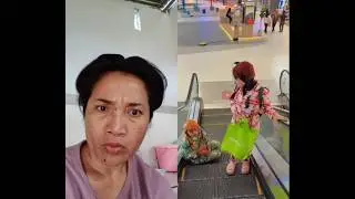Ceri is scared of going up the ESCALATOR | NURRAYINI25#nurrayni25#nurrayni25real #ngakak#lucu#com...