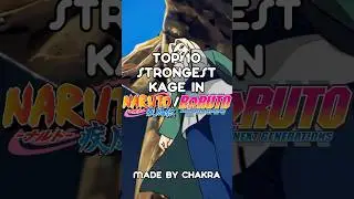 Top 10 Strongest Kage in Naruto/Boruto