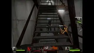 Дома вместе за игрой в The Hive (Left 4 Dead 2 mod - Resident Evil The Movie)