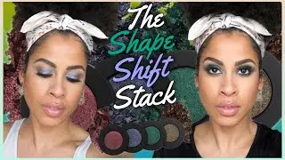 MELT COSMETICS THE SHAPE SHIFT STACK | SWATCHES, 4 LOOKS, + REVIEW | kinkysweat