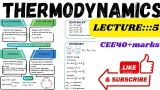 Thermodynamics///lecture::::5///Cee physical chemistry by Rajesh sir with best note