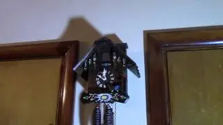 Anton Schneider Cuckoo Clock with animated chimney sweeper