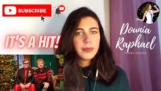 VOCAL REACTION Ed Sheeran & Elton John - Merry Christmas (Official Video)