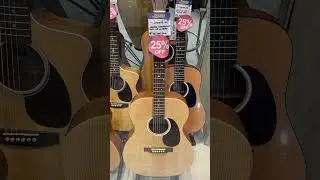 Martin Guitars are on sale in JB Music! I always dream to have this guitar. #reels #shorts #guitar