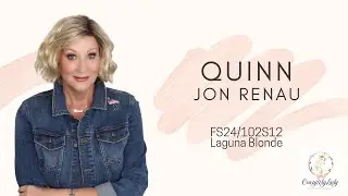 Jon Renau QUINN wig review |❗NEW for Fall 2021 ❗ Laguna Blonde | FS24/102S12 | CrazyWigLady