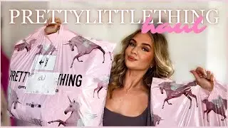 HUGE PLT HAUL / jeans and a nice top (trying prettylittlething jeans)
