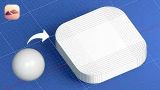 Nomad Sculpt ｜ How to make a cube with rounded corners【Using 