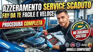 SERVICE ALFA ROMEO Mito Giulietta Fiat 500L Punto evo scaduto procedura azzeramento reset diagnosi