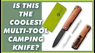 IS THIS THE COOLEST Multitool Pocket Knife? CIVIVI Sendy 3 In 1 With Tweezers and Toothpick