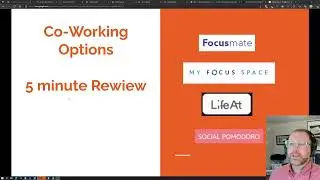 Quick Review- Co-working apps compared FocusMate, LifeAt, My Focus Space, Flow Club, Social Pomodoro