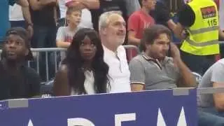 Американка попала на баскетбольный матч в Европе