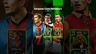 Cocu▪️Davids▪️ Nakata 🟢 Epic European Clubs Midfielders trailer +training guide 📽🏋&zwj;♂️ #efootball26