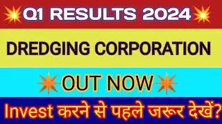Dredging Corporation Q1 Results 2023 🔴 Dredging Corporation results 🔴 Dredging Corporation of India