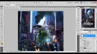 The Avengers movie poster speed art