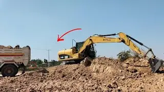 Excavator and Dump Truck Working Together | Relaxing Heavy Machinery