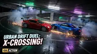 SenvorXlide | Insane 'X' Cross-Drift in Spiral Garage | Aixdio Official Video 2025