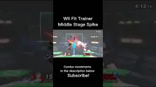 Middle Stage Spike Insane! #wiifittrainer #ssbu