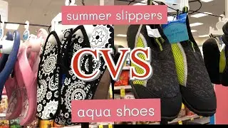 CVS SUMMER SLIPPERS SANDALS FLIP FLOPS BEACH AQUA SHOES ADULTS MENS KIDS