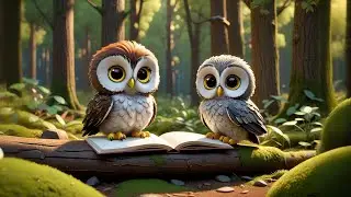 Two Baby Owls Learn to Read | Early Literacy Song for Kids | Fun Educational Rhyme for Toddlers