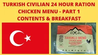 TURKISH - 24 HOUR RATION - 