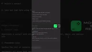 create a project of making phone book application