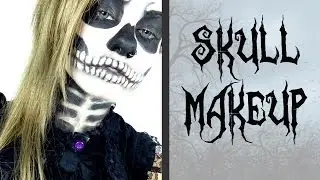 SKELETON/SKULL make up tutorial | HeyThereImShannon