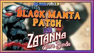 Black Manta Patch, Store Bundles, and New Secret Card  | DC Dual Force Patch 12/5/2023