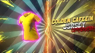 Golden Cafeein Jersy Combinarauon / Free Fire Football Jersey Dress Combination / Yellow Jersey FF