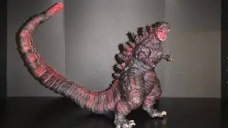 S.H. Monsterarts Shin Godzilla Night Combat Version Figure Unboxing and Review