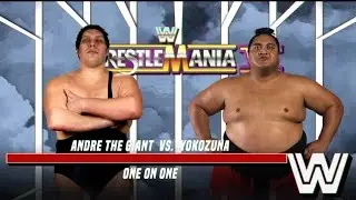 WWE 2k24 Andre The Giant VS Yokozuna