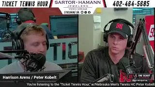 (REPLAY) Ticket Tennis Hour w//Nebraska Men's Tennis HC Peter Kobelt - September 23rd, 2025