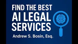 Find The Best AI Legal Services | AI & Technology Law Firm Andrew S. Bosin LLC