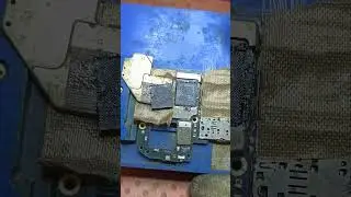 black pasted CPU 😨#hardware #smartphone #repring #respect #repering #cpurepair #rupeshcommunication