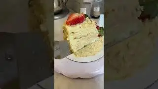 Vanilla custard cake