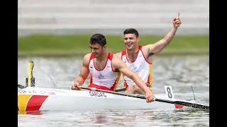 C2 Mens 500m Final A - 2021 Canoe Sprint World Cup 1 - Szeged, HUN