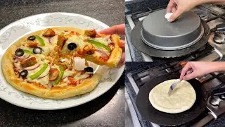 Tawa Pizza No Oven Ab Aise Banaye Khany Wale Hath na Rok Paye by Huma In The Kitchen